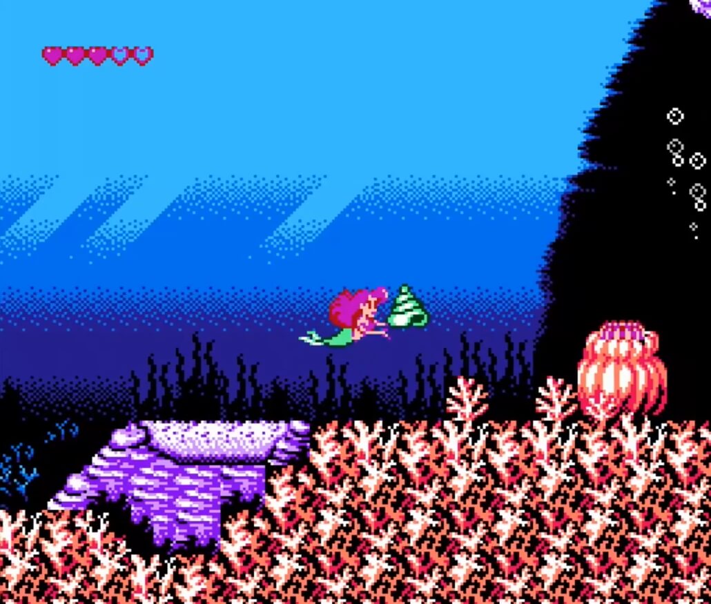 Disney’s The Little Mermaid - геймплей игры Dendy\NES